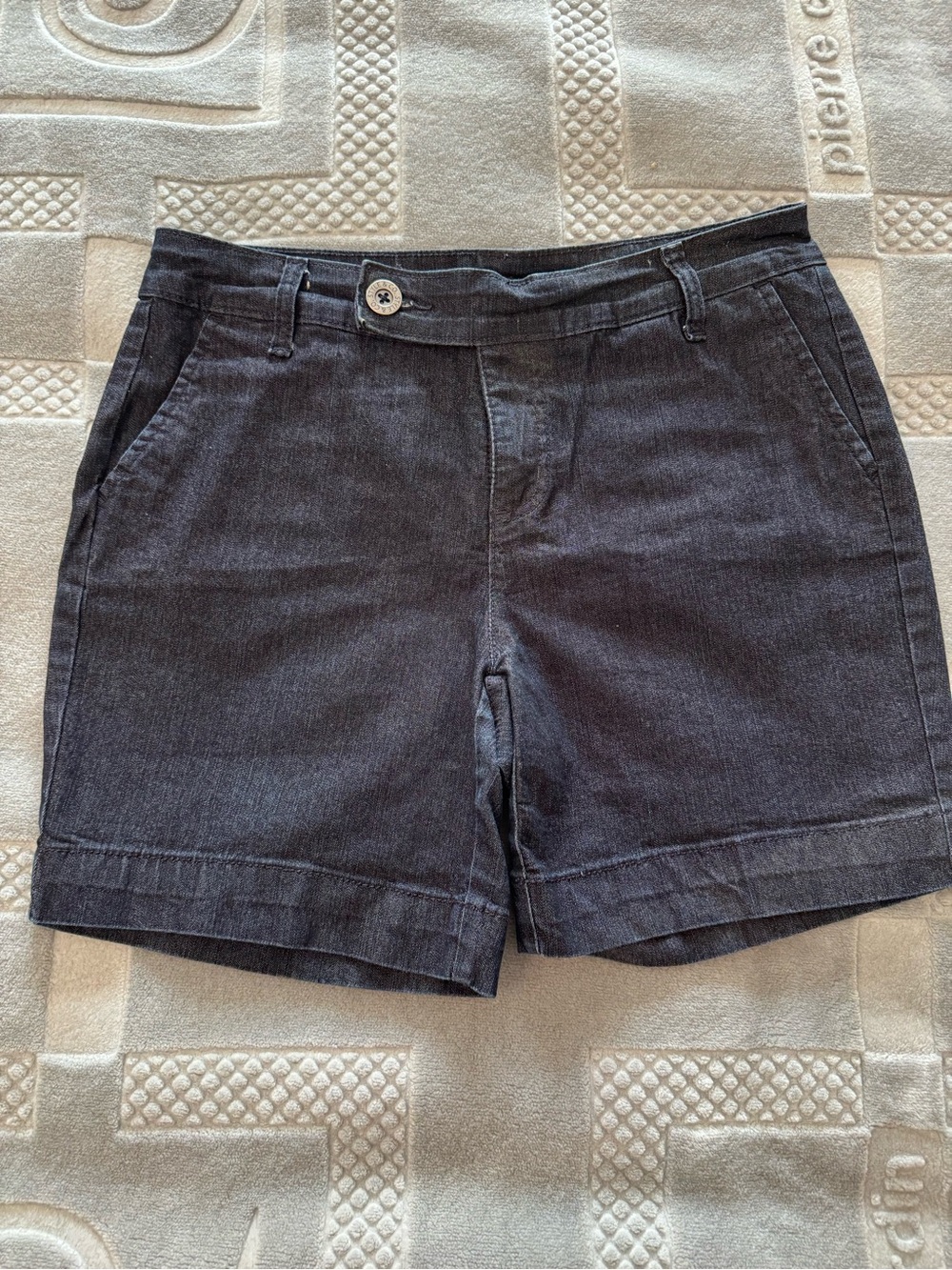 Style & Co. Dark Blue Denim-Look Women's Shorts